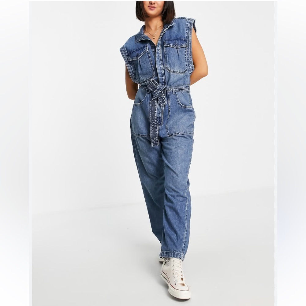 We The Free By Free People Sydney Sleeveless Jumpsuit size XS